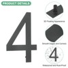 Unique Bargains 304 Stainless Steel Durable Waterproof Rustproof House Numbers 1 Pc - 2 of 4
