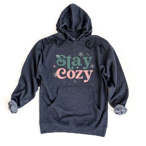 Simply Sage Market Women's Graphic Hoodie Stay Cozy Snowflake - 1 of 2