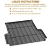 5.5FT (67.1") Custom Fit Truck Bed Mat for 2004-2024 Nissan Titan ¨C All-Weather TPE Bed Liner, Black (1-Pack) - 2 of 4