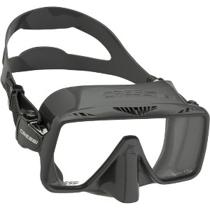 Cressi SF1 Frameless Dive Mask - Ultra-Low Volume, Wide Vision, Soft Silicone Skirt & One-Hand Strap Adjustment – Unisex Scuba Mask - 1 of 3