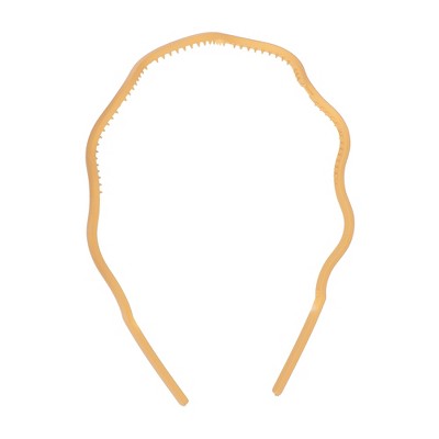 Unique Bargains Women's Classic Fashion Frosted Wavy Hairband 5.51"x4.53" 1 Pc