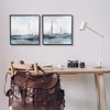 Stupell Industries Blue Sailing Ocean Scene Black Framed Giclee Art - 2 of 4