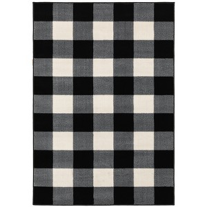 Oriental Weavers Georgia 678D0 Black/ Ivory Indoor Area Rug - 6'7" x 9'2" - 1 of 4