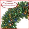Casafield Artificial Christmas Wreath for Front Door, Window or Mantel, Green Fir Indoor/Outdoor Holiday Décor - 2 of 4