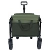 CAVINAS Expandable Dual-Layer Utility Wagon Cart, Lightweight Folding Wagon with 100% Extra Space, Shopping Cart for Camping, Sports - 3 of 4