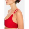 Women's One Shoulder Bandeau Bikini Swimsuit Top Bra Sizing - LSCN by LASCANA - 4 of 4