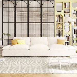 3 Seater Sofa with 2 Storage Units, CENGHU Couches for Living Room, Office, Apartment, Spacious Space, CENGHU Living Room Furniture - 1 of 4