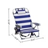 VisioGear Folding Camping Chairs, Outdoor Portable Chairs, Portable Beach Chair for Outdoor - 3 of 4