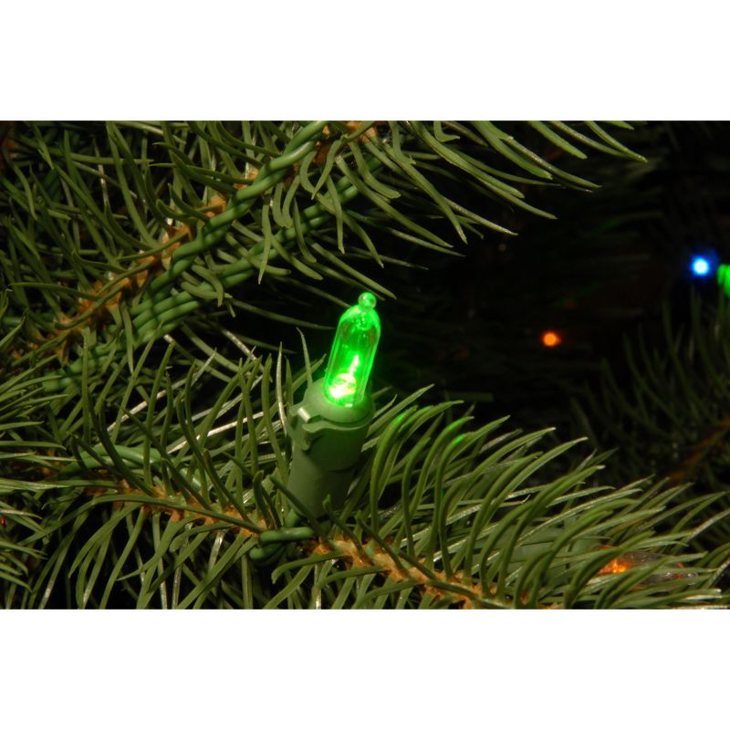 National Tree Company 4.5 ft Pre-Lit 'Feel Real' Artificial Full Downswept Christmas Tree, Green, Douglas Fir, Dual Color LED Lights, PowerConnect, 6 of 8