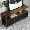 Dresser TV Stand for Bedroom, 47.2" TV Console with 3 Drawers Modern Television Table Media Console - 3 of 4
