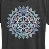 Women's - Instant Message - Radial Watercolor Design Short Sleeve Graphic T-Shirt - 2 of 4