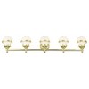 Livex Lighting Oldwick 5 - Light Vanity in  Polished Brass - 2 of 4