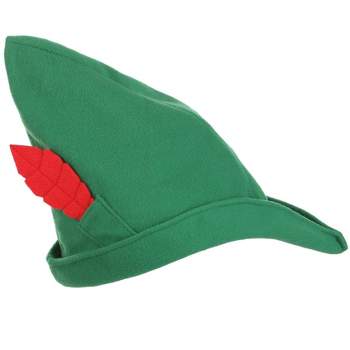 HalloweenCostumes.com   Men  Disney Peter Pan Costume Hat Green for Men, Red/Green