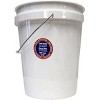 Racxily Round Utility Bucket, Comfort Handle, 5 Gallon Plastic Storage barrel, White - 3 of 4