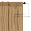 Burlap Natural Panel Set of 2 84x40 - 4 of 4