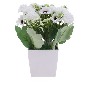 Unique Bargains Artificial Plants Chrysanthemum Plastic 2.95"x2.95"x7.87" 1 Pcs - 1 of 4