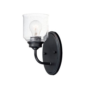 Maxim Lighting Acadia 1 - Light Vanity in  Black - 1 of 4