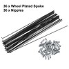 Unique Bargains Bicycle Steel Spokes 36 Pcs - 4 of 4