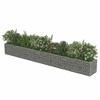 vidaXL Gabion Raised Bed Silver Galvanized steel Large Durable - 4 of 4
