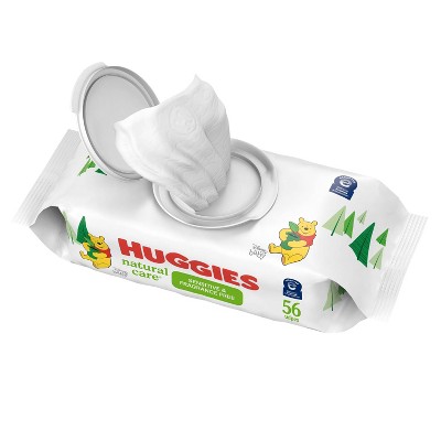 Huggies Natural Care Sensitive Unscented Baby Wipes - 56ct