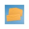 JAM Paper #10 Business Envelope 4 1/8" x 9 1/2" Brown Kraft 1000/Carton (3984B) - 4 of 4