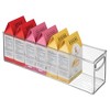 iDESIGN Recycled Plastic Stackable Storage Bin Perfect to Hold Breast Milk Bags Clear: Kitchen Cabinet Organizer, 16"x4"x5" - image 2 of 4