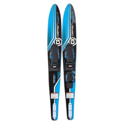 O'Brien Watersports 2191118 Adult 58 inches Celebrity Jr. Water Skis, Blue and Black