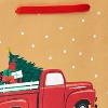 Large 10" Truck Hauling Tree Christmas Gift Bag - image 3 of 4