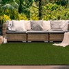 Captiv8e Designs Augusta Premium Artificial Turf Indoor/Outdoor Area Rug Green - 2 of 4