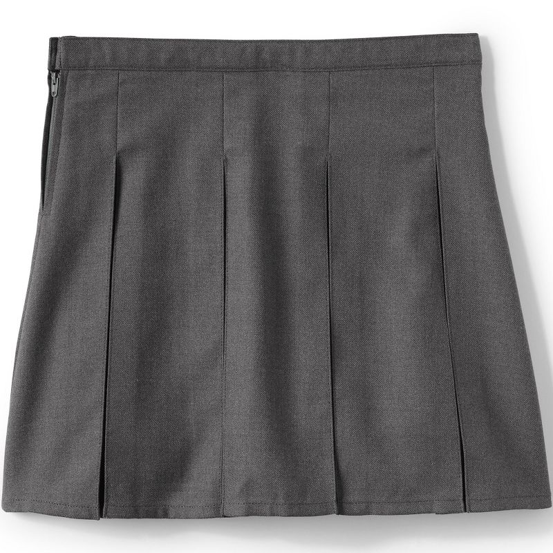 Lands' End Lands' End School Uniform Kids Solid Box Pleat Skirt Top of Knee, 2 of 4