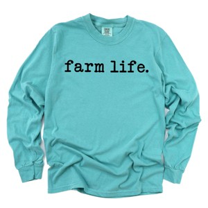 Simply Sage Market Farm Life Garment Dyed Long Sleeve - 1 of 4