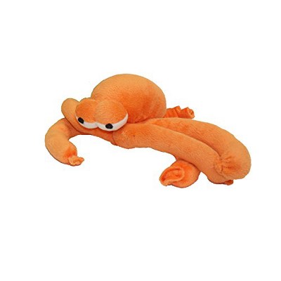 Multipet Plush Balloon Animal Squid Orange Dog Toy