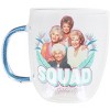 Silver Buffalo The Golden Girls "Squad" Glitter Handle Glass Mug | Holds 14 Ounces - 2 of 4