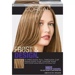 L'Oreal Paris Frost & Design Hi-Precision Pull-Through Cap Highlights - H65 Caramel - 1 Kit