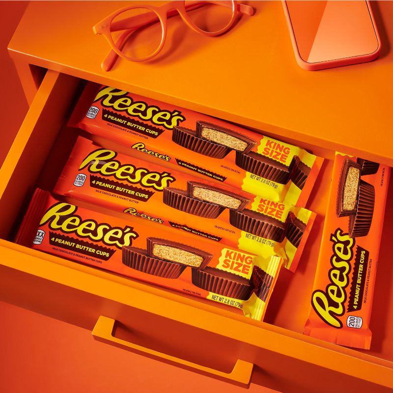 2.8oz Reese&#39;s Peanut Butter Cup King Size Candy, 2 of 7