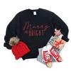 Simply Sage Market Women's Graphic Sweatshirt Merry and Bright - 3 of 4