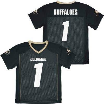 Men's ProSphere #1 Gray Colorado Buffaloes Endzone Football Jersey