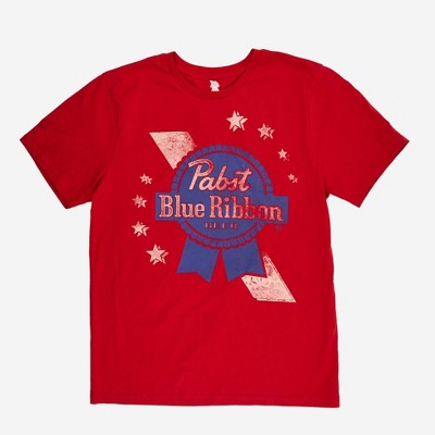 Men's Pabst Blue Ribbon Americana T-Shirt - Red L
