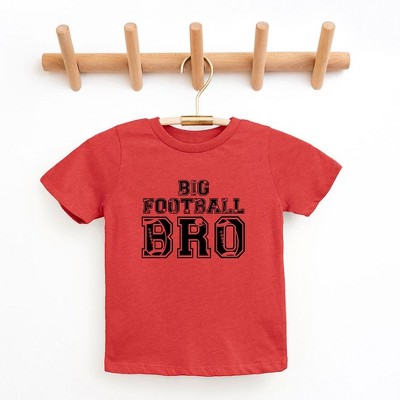 The Juniper Shop Big Football Bro Toddler Short Sleeve Tee