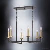 Urban Ambiance Luxury Modern Farmhouse Farmhouse Chandelier,  15-5/8" x 28",  Charcoal Finish, UHP2802 - 4 of 4
