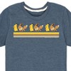 Boys' - Pokémon - Pikachu Eevee Friends Retro Stripe Short Sleeve Graphic T-Shirt - 2 of 4