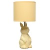 Simple Designs 16.33" Cute Wonders Whimsical Perched Bunny Rabbit Table Lamp - 4 of 4
