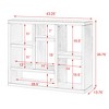 LIVAREEmlen Open Wooden Open Shelf Bookcase,Freestanding Display Storage Cabinet with 7 Cube Storage Spaces,Entryway,Living Room Storage Cabinet - 3 of 4