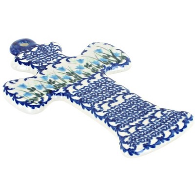 Blue Rose Polish Pottery Misty Cross