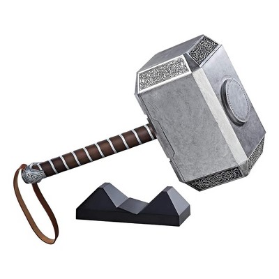 Marvel Legends Mighty Thor Mjolnir Premium Electronic Roleplay Hammer with  lights and sound FX, Mighty Thor Love and Thunder Roleplay Item