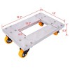 NAYSAYE Car Wheel Dolly Heavy Set of 2 Duty Furniture Dolly with Aluminum Frame 800lb Capacity for Home and Office, Silver, 12"*5.3"*20.6" - 3 of 4