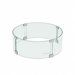 WestinTrends Sansom Square Tempered Glass Fire Flame Guard Clear 23"x6" - 1 of 4