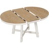 Anybear Farmhouse Round Extendable Dining Table - 4 of 4