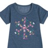 - Barbie - Holiday & Christmas Graphic Short Sleeve Fleece Dress - 2 of 4