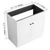 SEVOBAL Bathroom Vanities Freestanding 36 Inch Vanity with Soft Close Cabinet Doors for Bathroom, White, 35.06"*19.5"*33.37" - 3 of 4